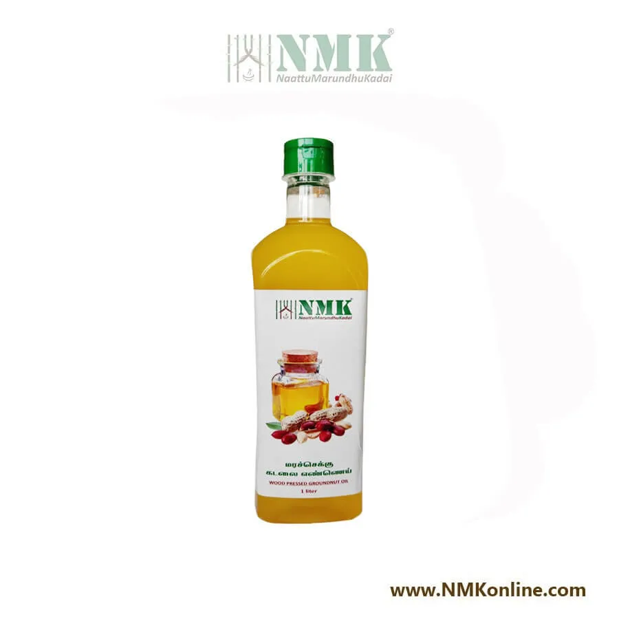 Pure Kadalai Ennai / Wood Pressed Groundnut Oil
