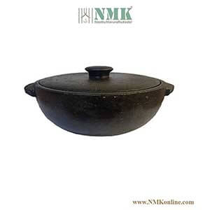 Seasoned Stone Kadaai / Vanali 1 ltr with Lid Premium Model