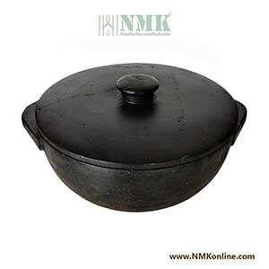 Seasoned Stone Kadaai / Vanali 1.5 ltr with Lid Premium Model