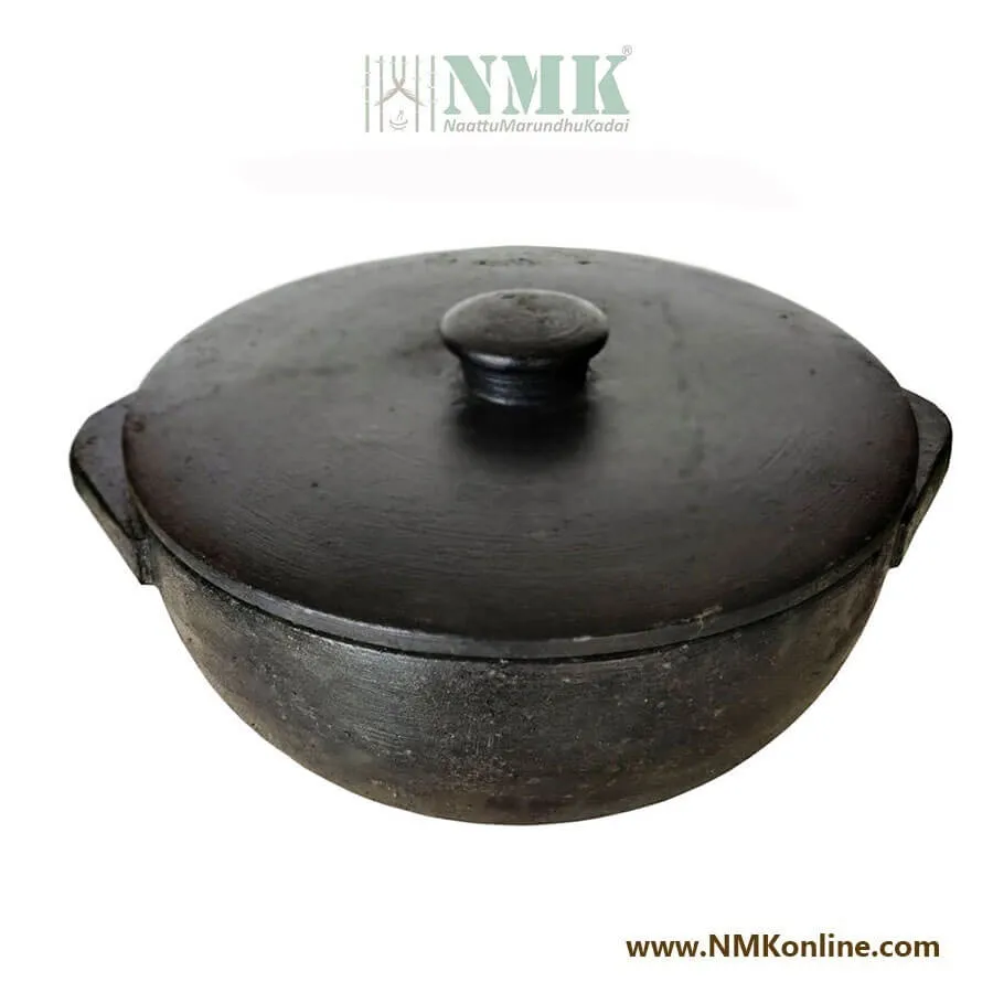 Seasoned Stone Kadaai / Vanali 2.5 ltr with Lid Premium Model
