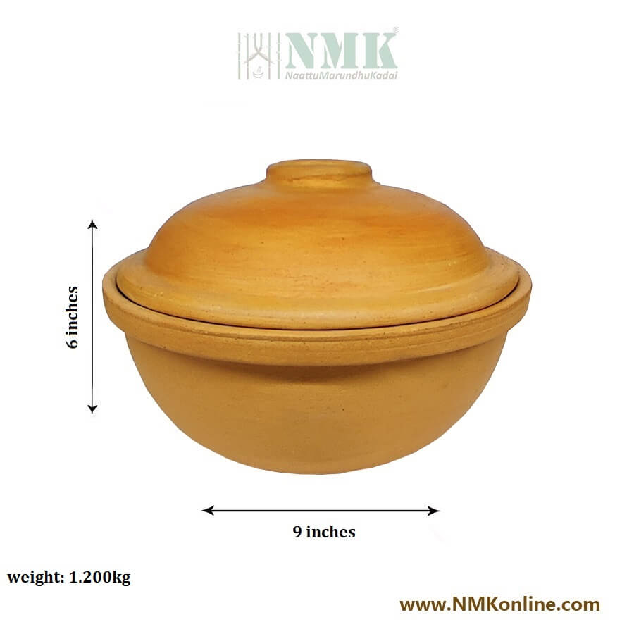 Clay Curry Pot 1 Ltr