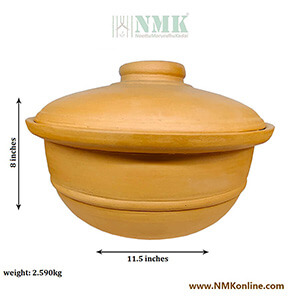 Clay Rice Pot 4.5 ltrs