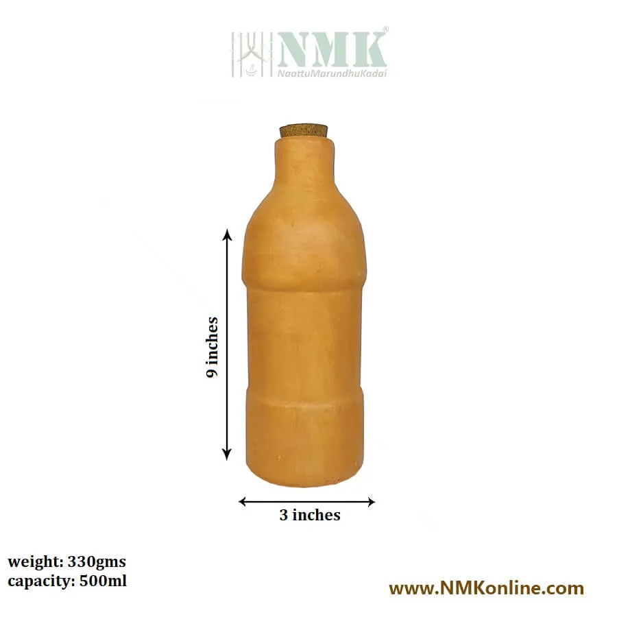 Clay Water Bottle 500 ml - Ring Model