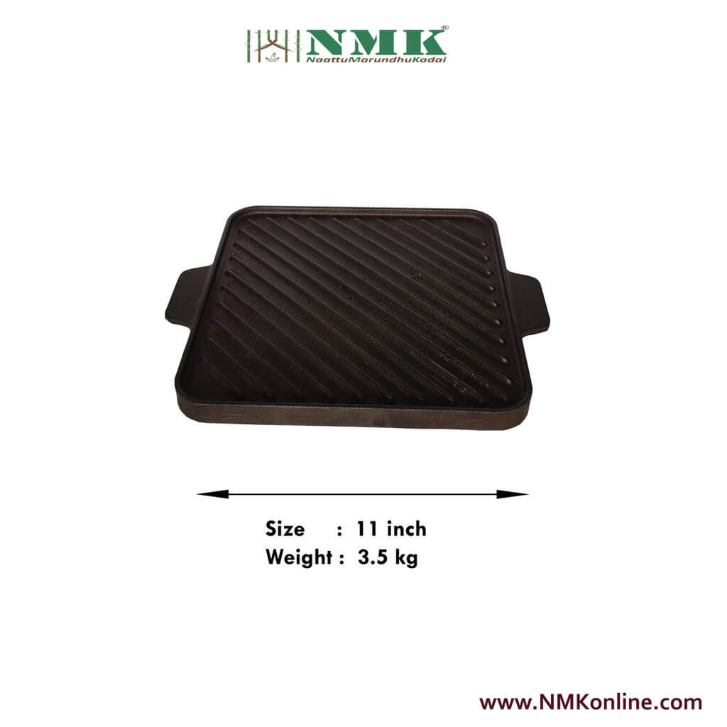 Cast Iron Grill Pan Reversible 11 inch 