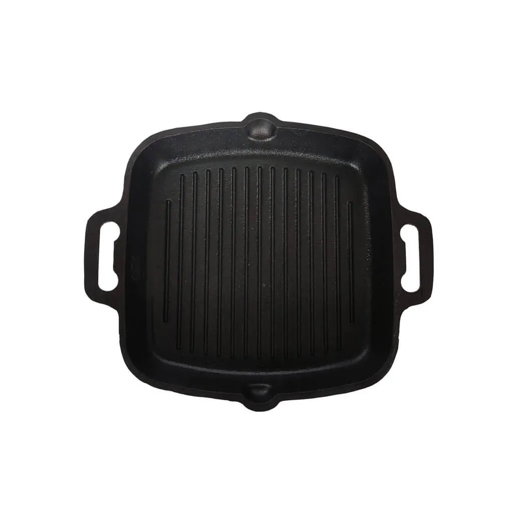 Cast Iron Grill Pan / Fish pan Double Handle 11 inch