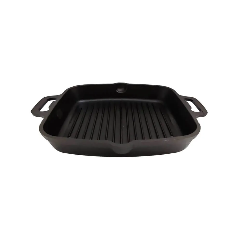 Cast Iron Grill Pan / Fish pan Double Handle 11 inch