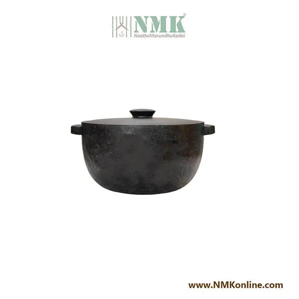 Seasoned Kal Chatti – 1 ltr with Lid Premium Model