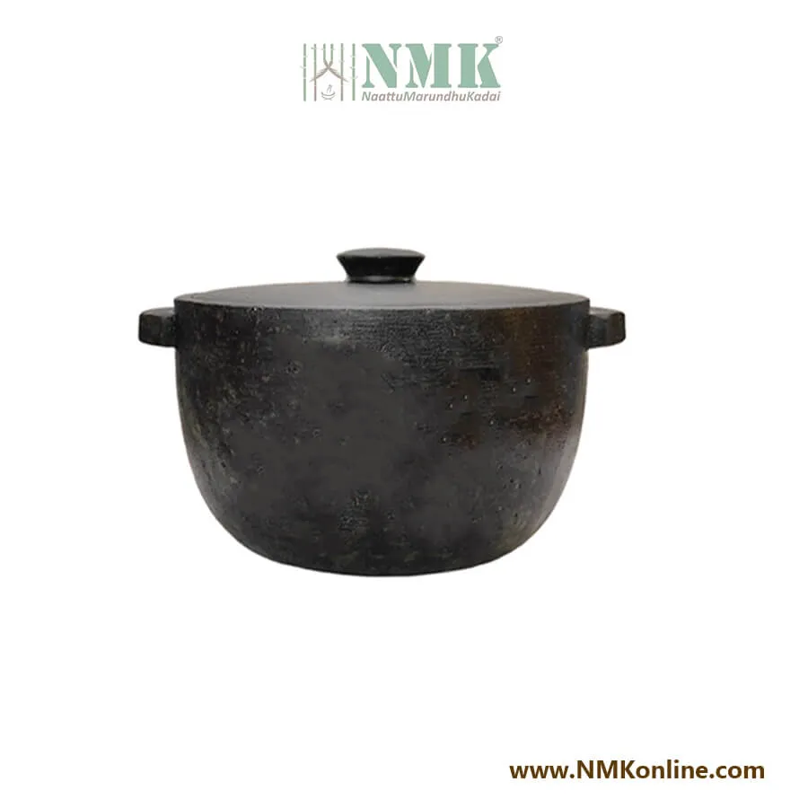 Seasoned Kal Chatti – 2 ltr with Lid Premium Model