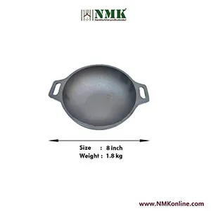 Cast Iron Kadai / Vanali 8 inch