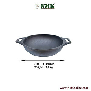 Cast Iron Kadai / Vanali 10 inch