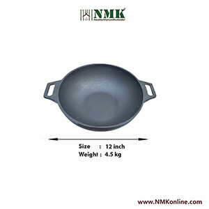 Cast Iron Kadai / Vanali 12 inch
