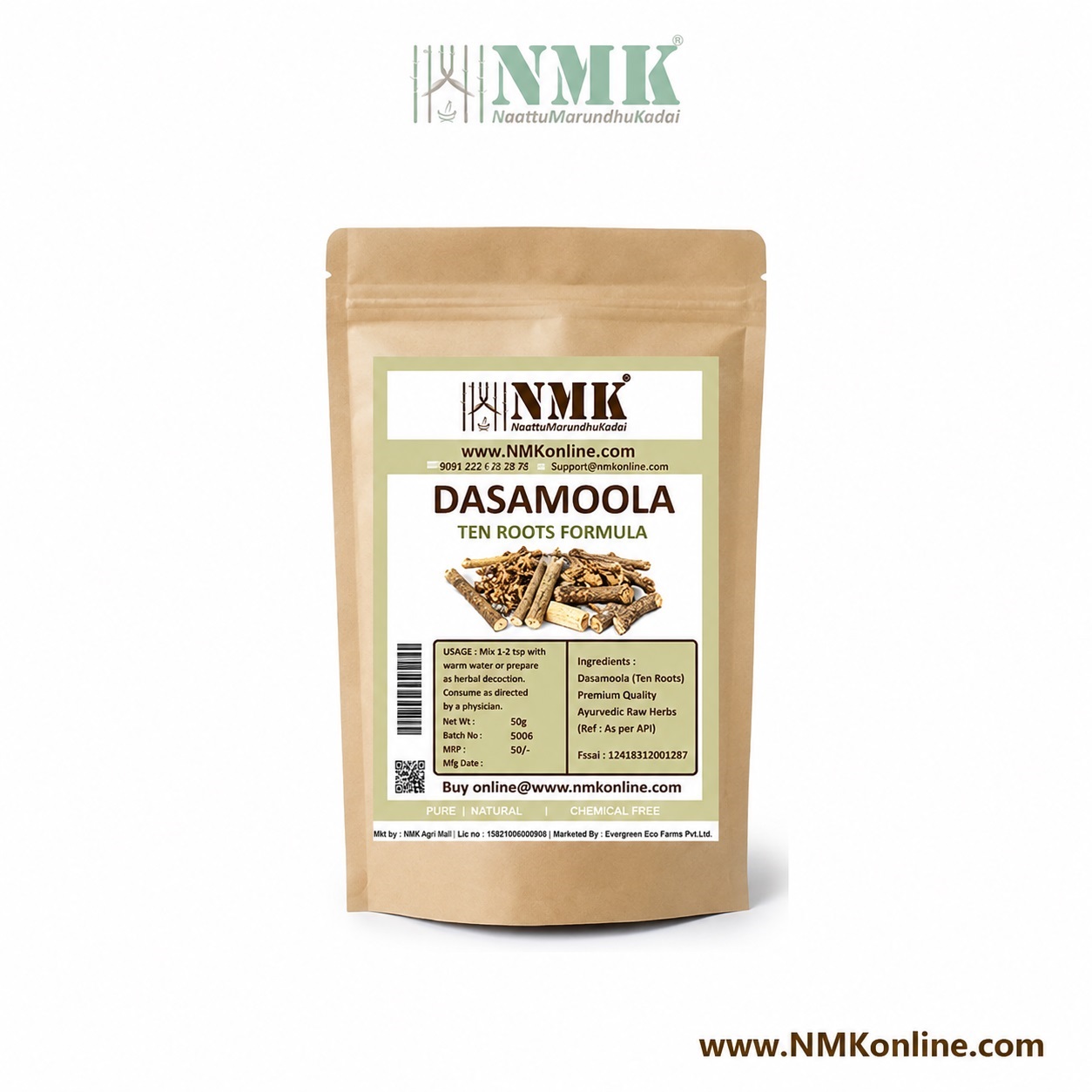 Dasamoolam Powder / Dashamoola Herbal Powder